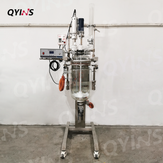 超聲波升降雙層玻璃反應(yīng)釜10L、20L、30L、50L