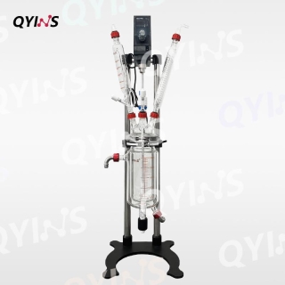 桌面型小型雙層玻璃反應(yīng)釜 250ml-5L