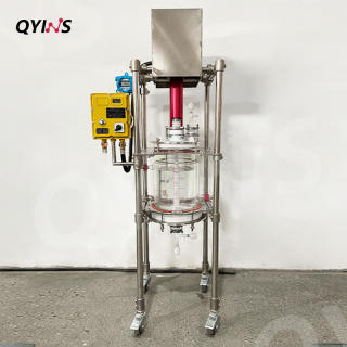 防爆保護電機 10L夾套全包玻璃過濾反應(yīng)釜