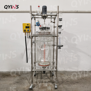 冷凝回流雙層玻璃反應(yīng)釜100L、150L、200L