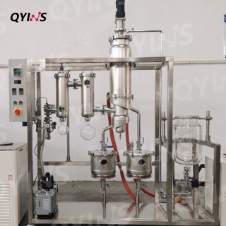 定制化0.06 /0.35平方 不銹鋼分子蒸餾設備 冷阱冷凝二合一 