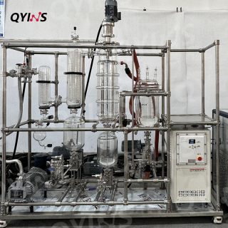 上海廠家自動(dòng)化PLC短程設(shè)備刮板精餾設(shè)備200D防爆玻璃薄膜蒸發(fā)器